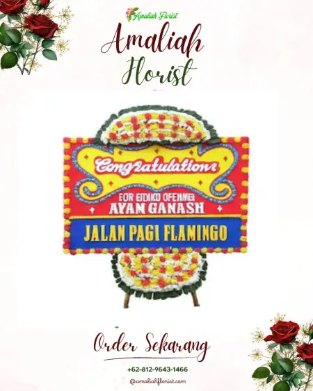 Sewa Papan Bunga Parindu